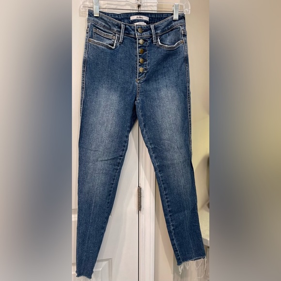 Sam Edelman Denim - Sam Edelman The Stiletto High Rise Skinny Ankle Jeans 26x27 Button Fly